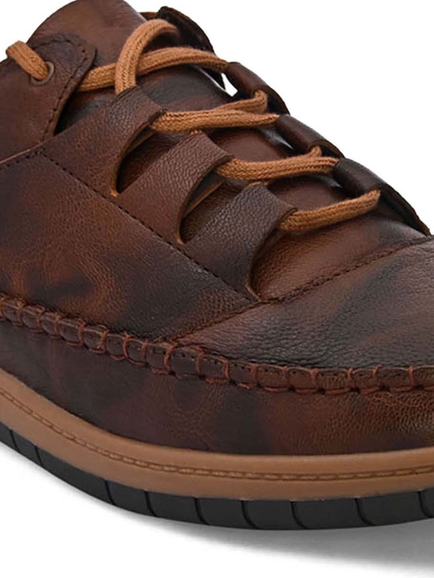 Hydes N Hues Men's Wood Brown Casual Sneakers