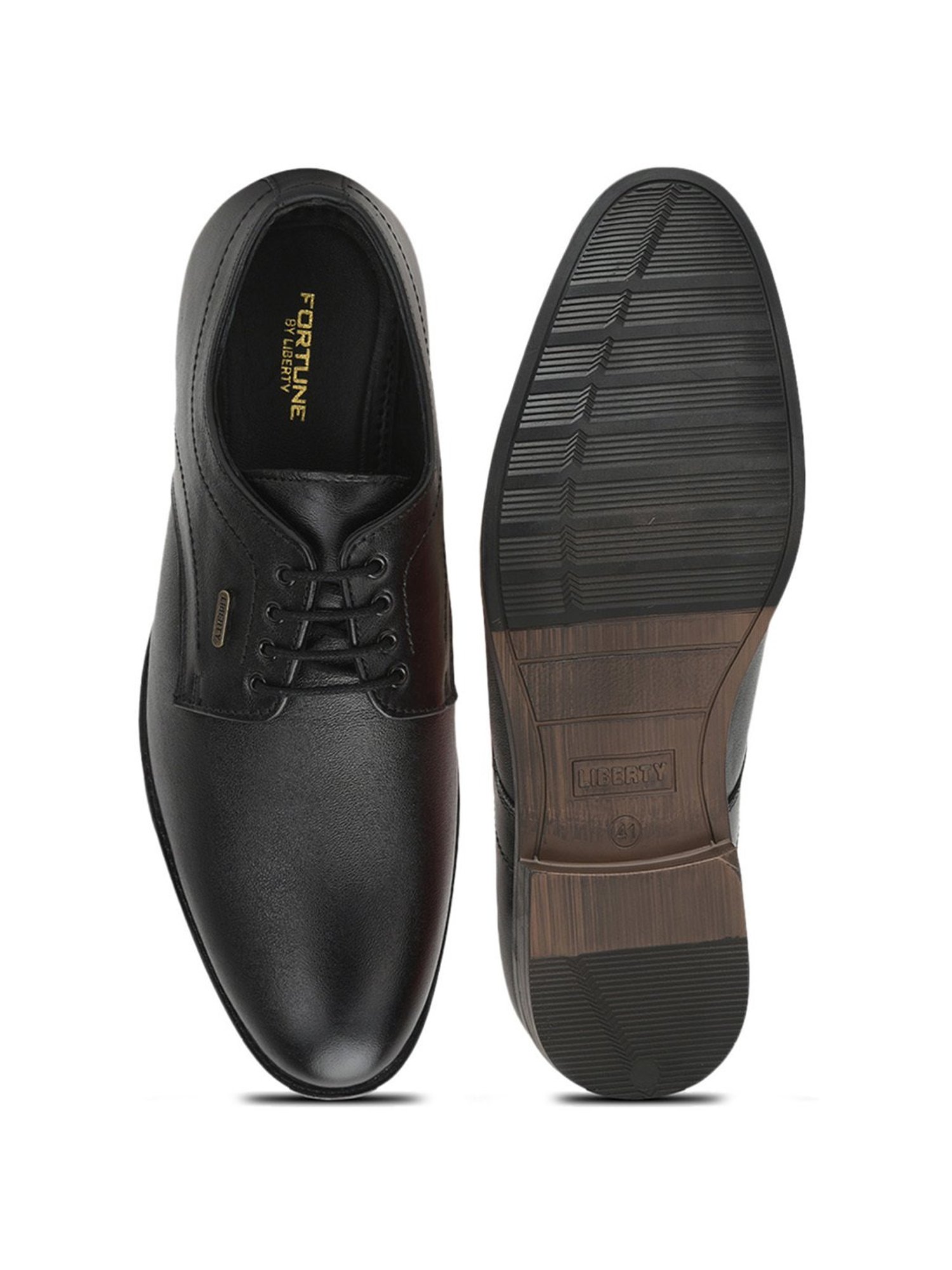 Fortune By Liberty Men's Black Derby Shoes