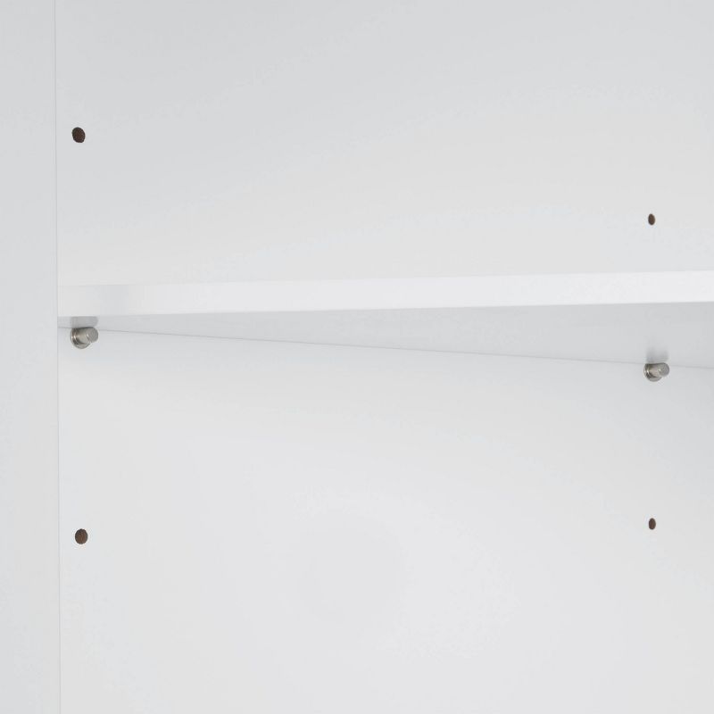 Somerset Tall Two Door Corner Cabinet White - RiverRidge Home