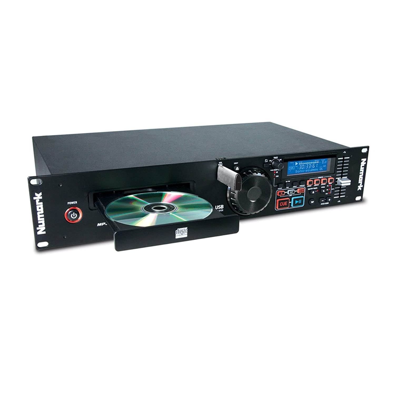 Numark MP103USB | Rackmount USB and CD Player With Dedicated Pitch and Master Tempo Controls, Performance-Driven Inputs / Outputs and Support for CD & MP3CD