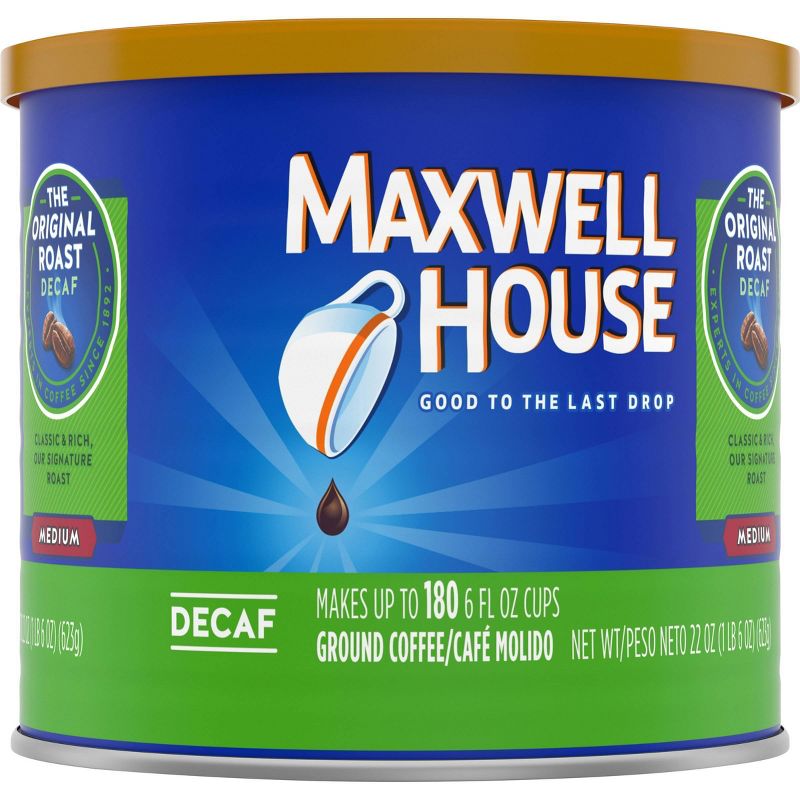 Maxwell House Original Medium Roast Ground Coffee - Decaf - 22oz