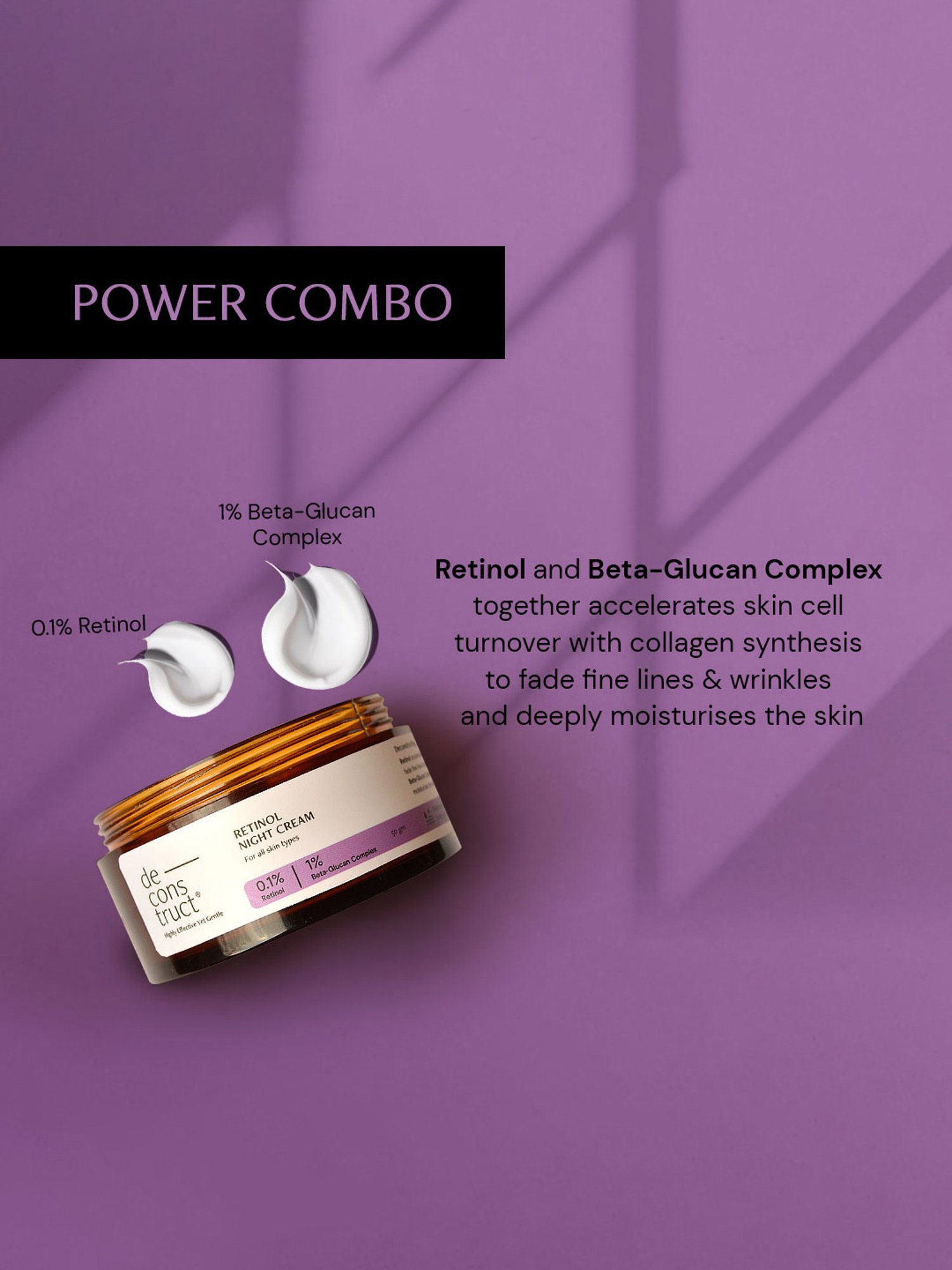 Deconstruct Retinol Night Cream - 50 gm