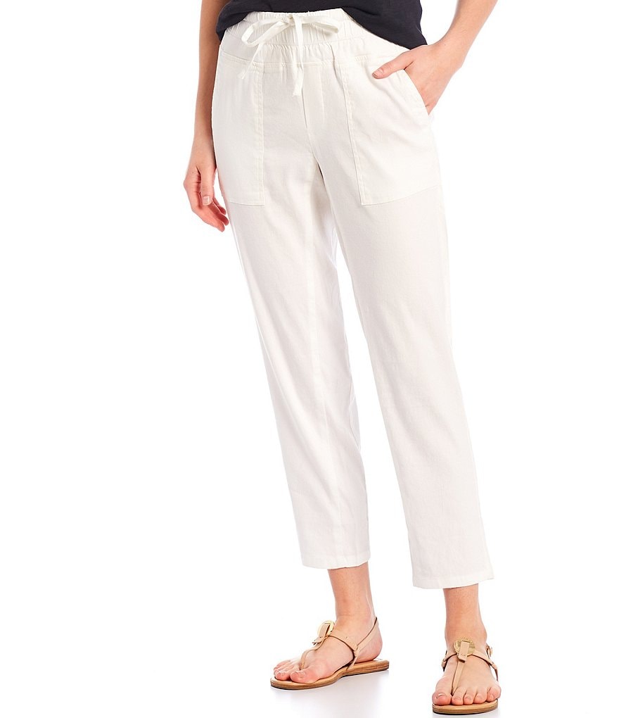 KUT from the Kloth Straight Leg Ankle Length Drawstring Pants