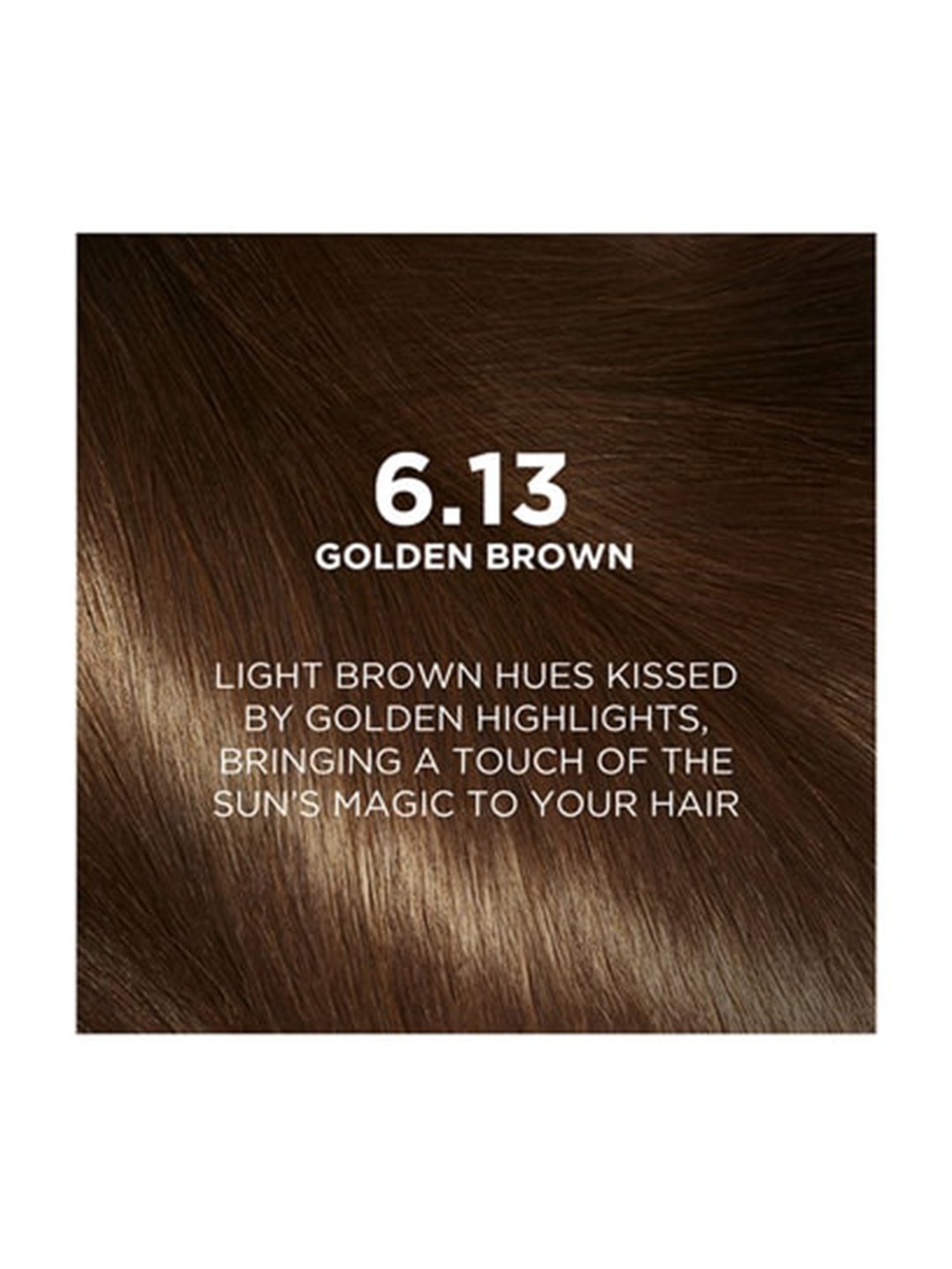 L'Oreal Paris Excellence Creme Hair Color 6.13 Golden Brown - 72 ml + 100 gm