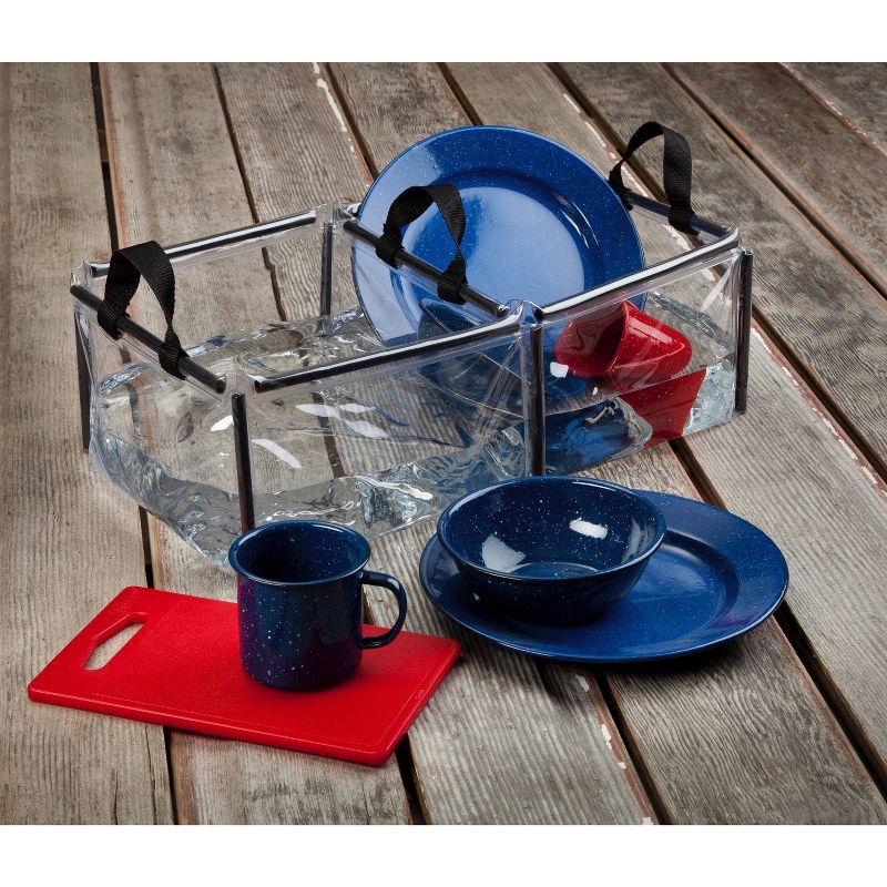 Coleman Folding Double Wash Basin