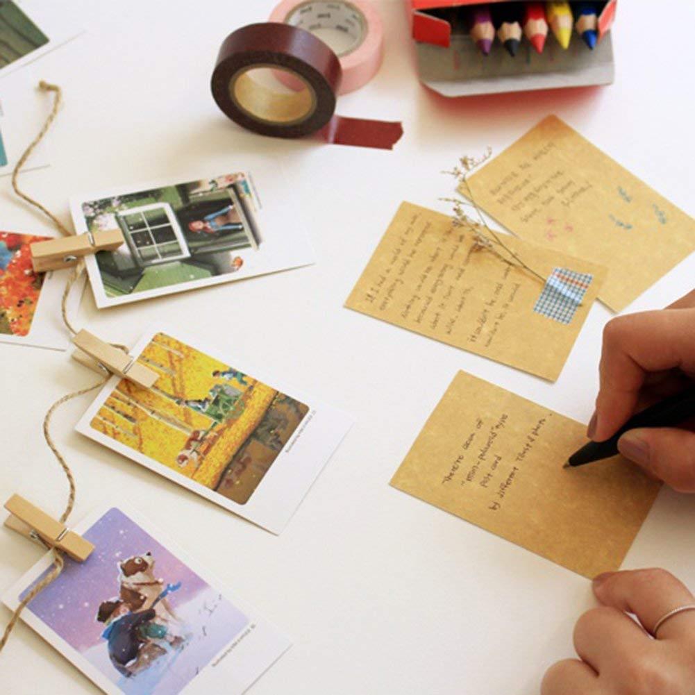 Mini Illustrated Card 40 Instax Mini Cards per Tin Case Decorative & Message Card 2.17" x 3.35" (Anne & Flanders)