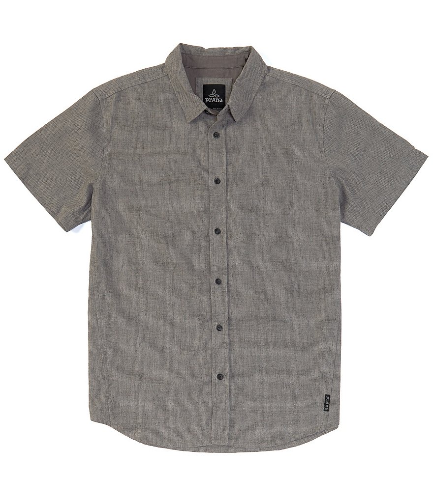 Prana Grixson Stretch Short-Sleeve Recycled Materials Woven Shirt