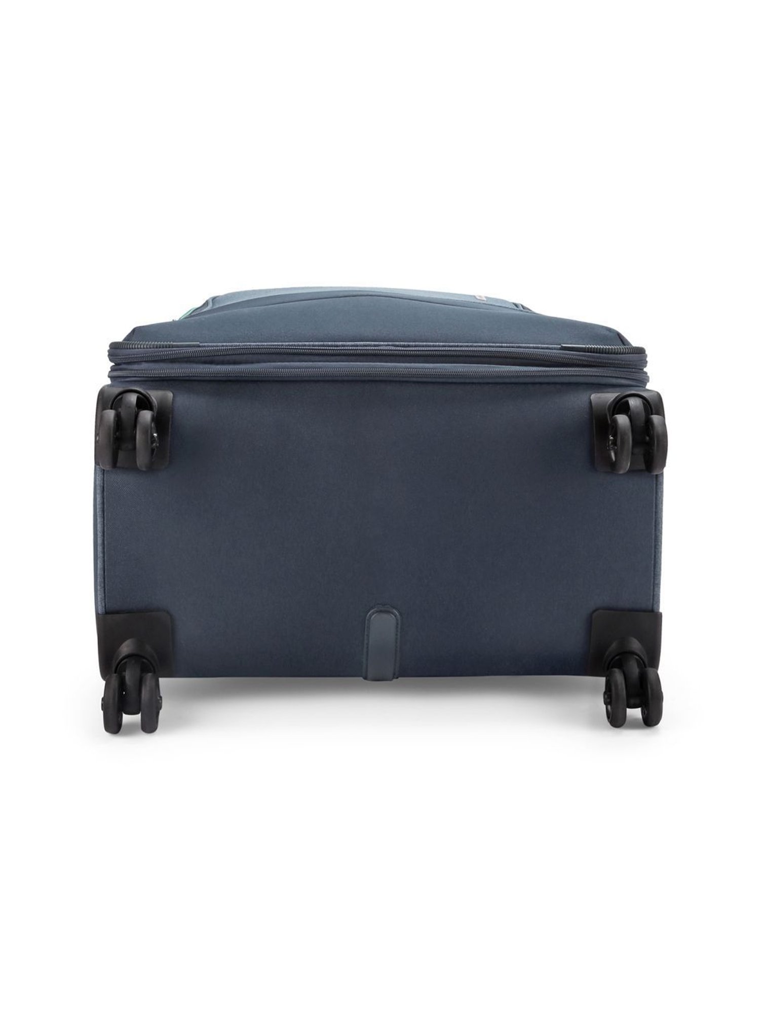 Aristocrat Saphire Plus Blue Solid Soft Large Trolley Bag - 35 cm