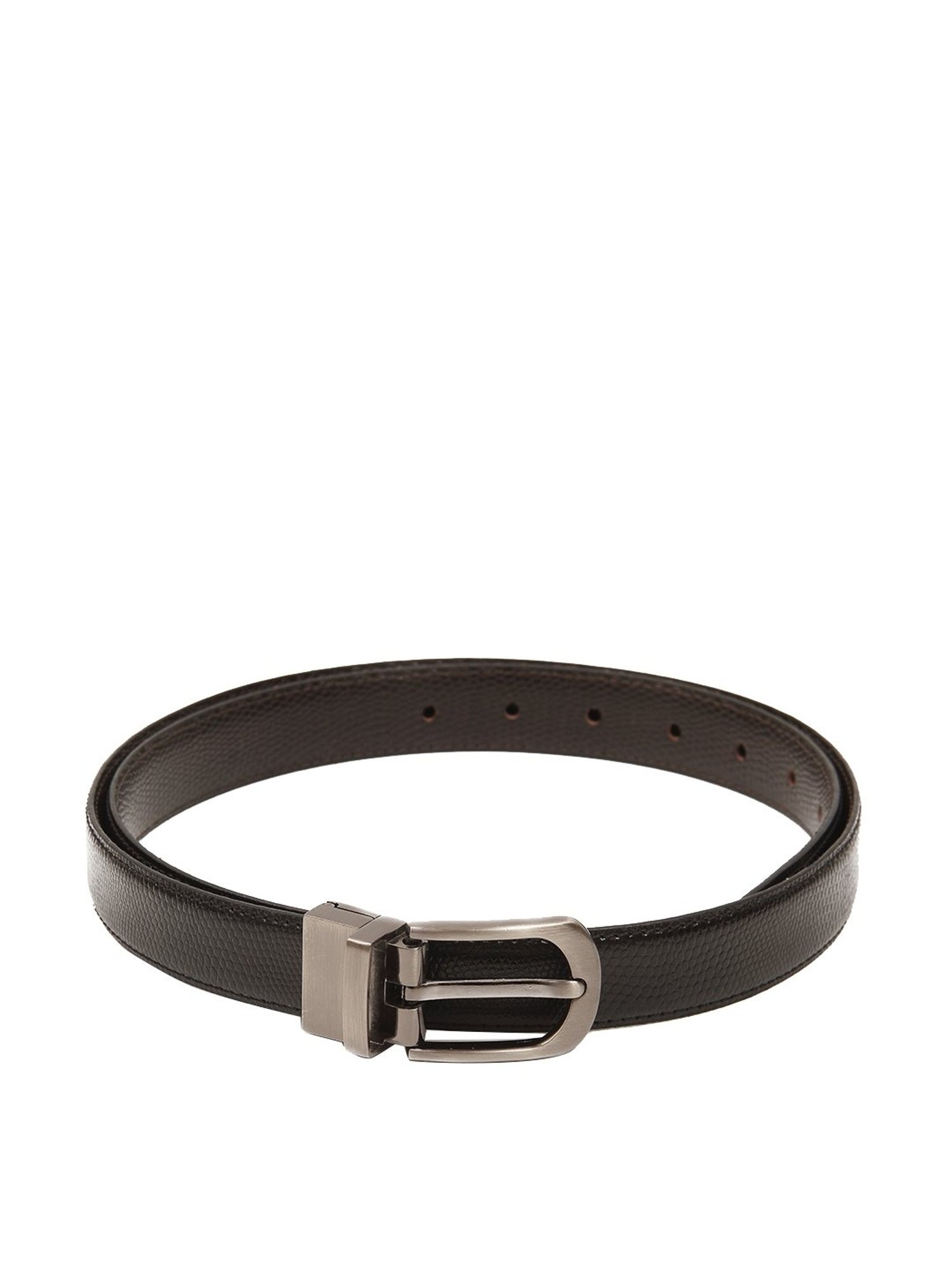 Calvadoss Black & Brown Reversible Belt for Women