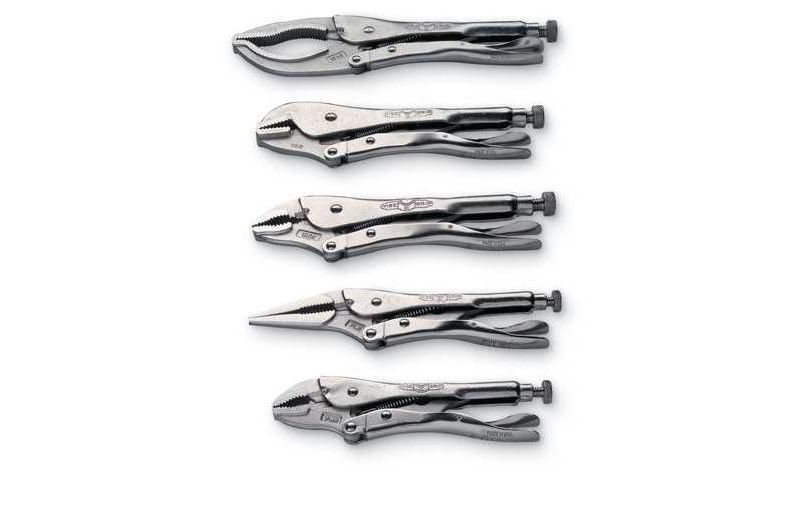 IRWIN VISE-GRIP 1302L3-7CR Locking Pliers,V-Jaw,Plain Grip,7 In. L