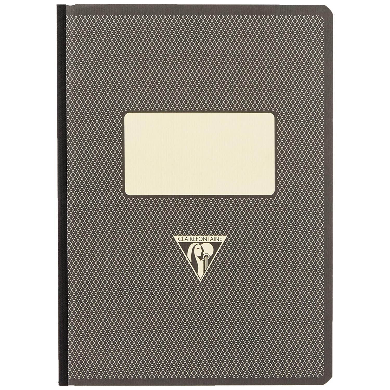 Clairefontaine 195246 &deg;C 1951 Back to Basics Notebook, 96 Sheets Lined DIN A5 14.8 x 21 cm with Bound Cover and Soft Black Cover X 1 Single