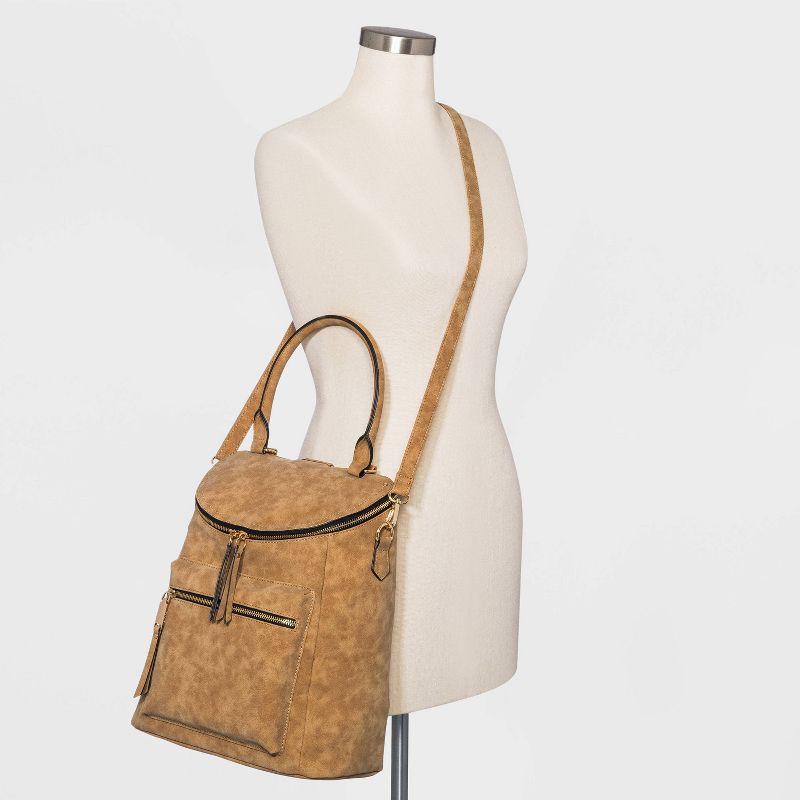 VR NYC Convertible Shoulder Handbag - Natural
