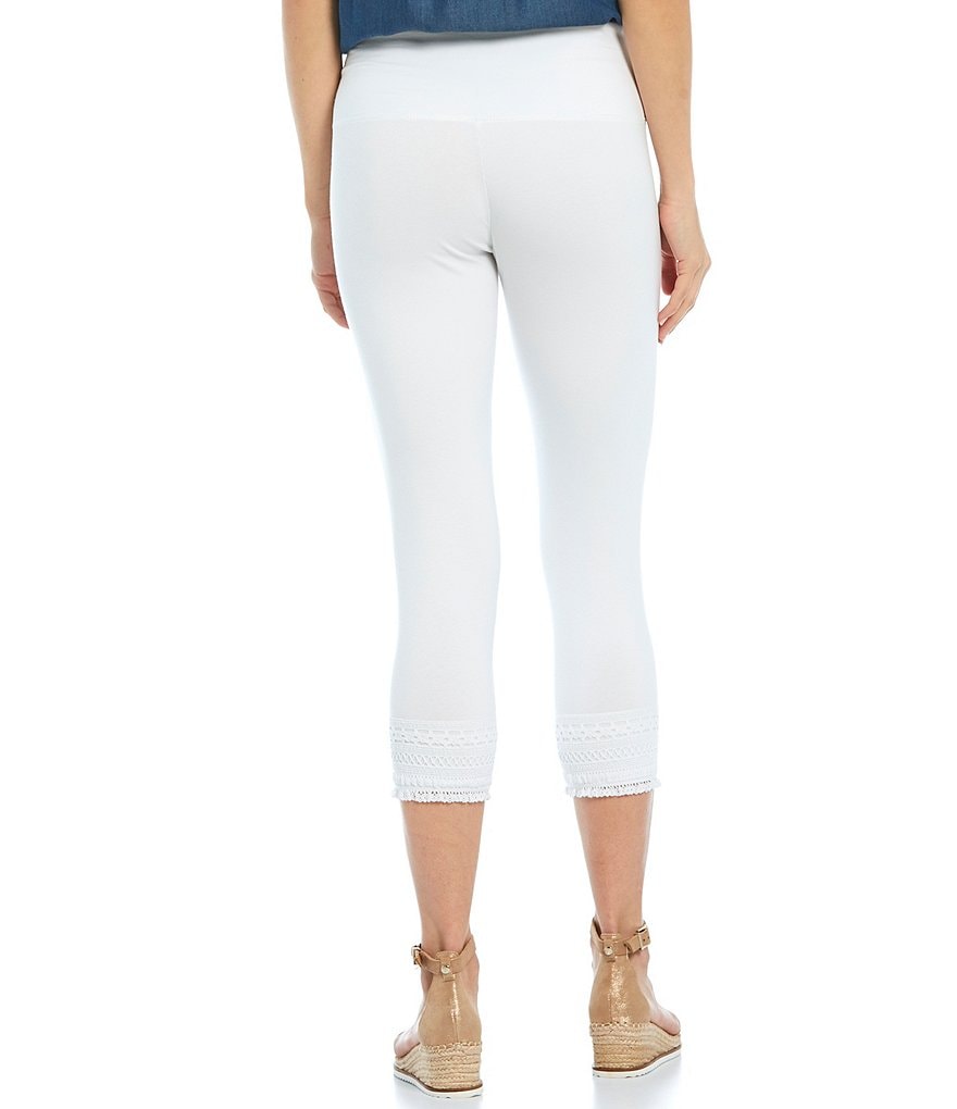 Intro Teri Love the Fit Crochet Hem Capri Pull-On Leggings
