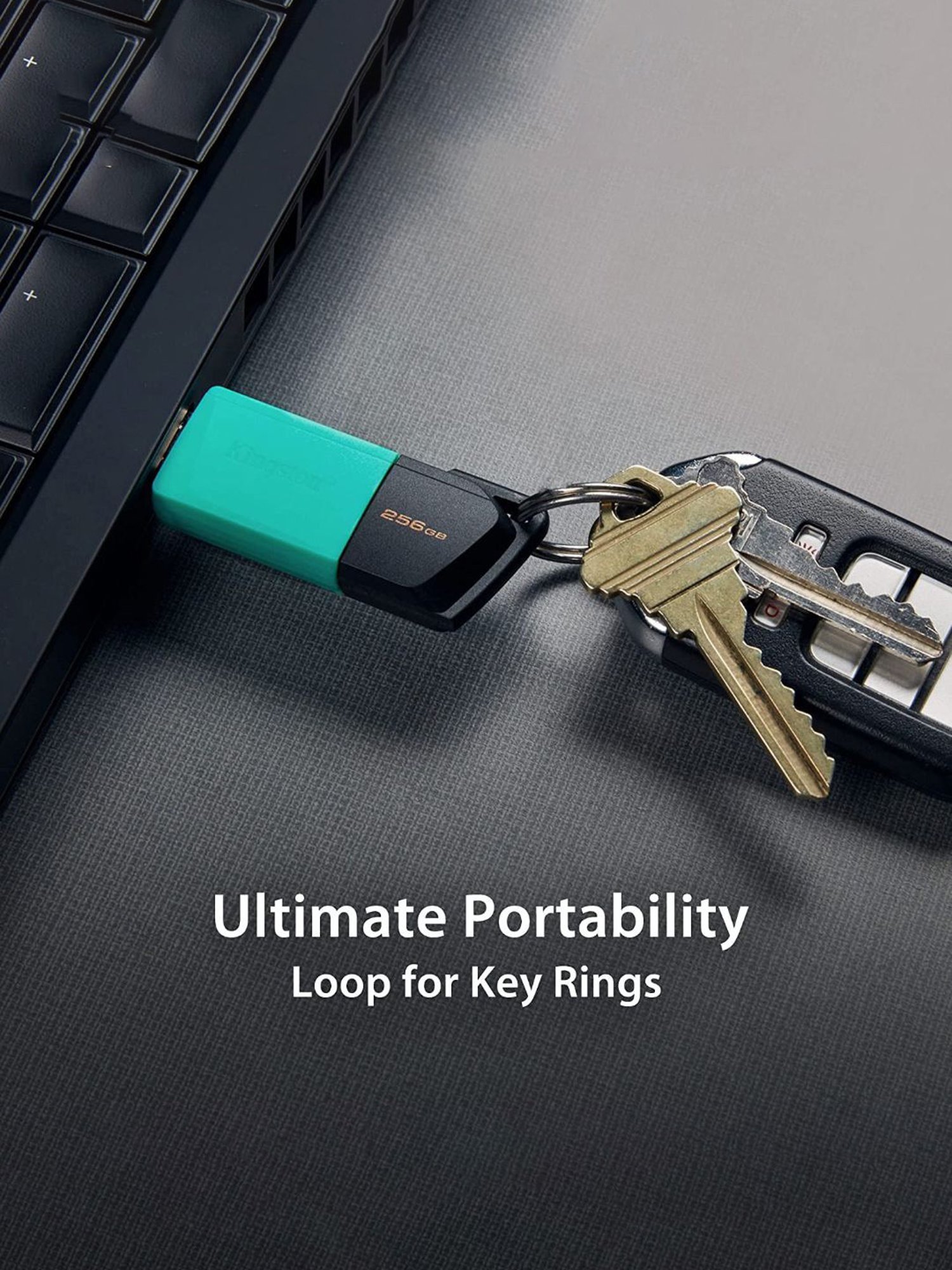 Kingston Data Traveler Exodia M 64GB USB-A Flash Drive USB 3.2 Gen 1 - Pack of 5 (Blue & Black)