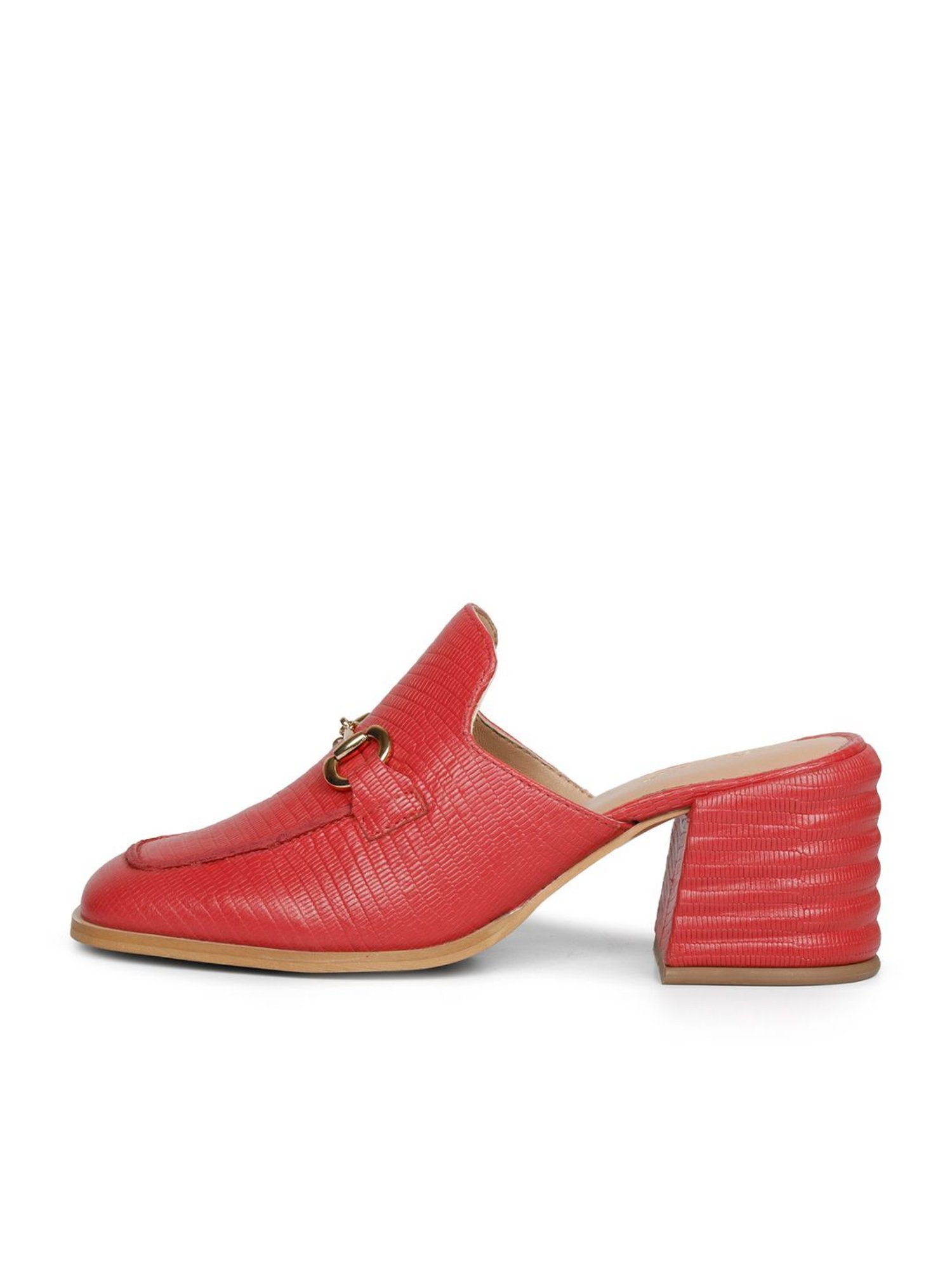 Saint G Women's Jasmine Red Mule Shoes