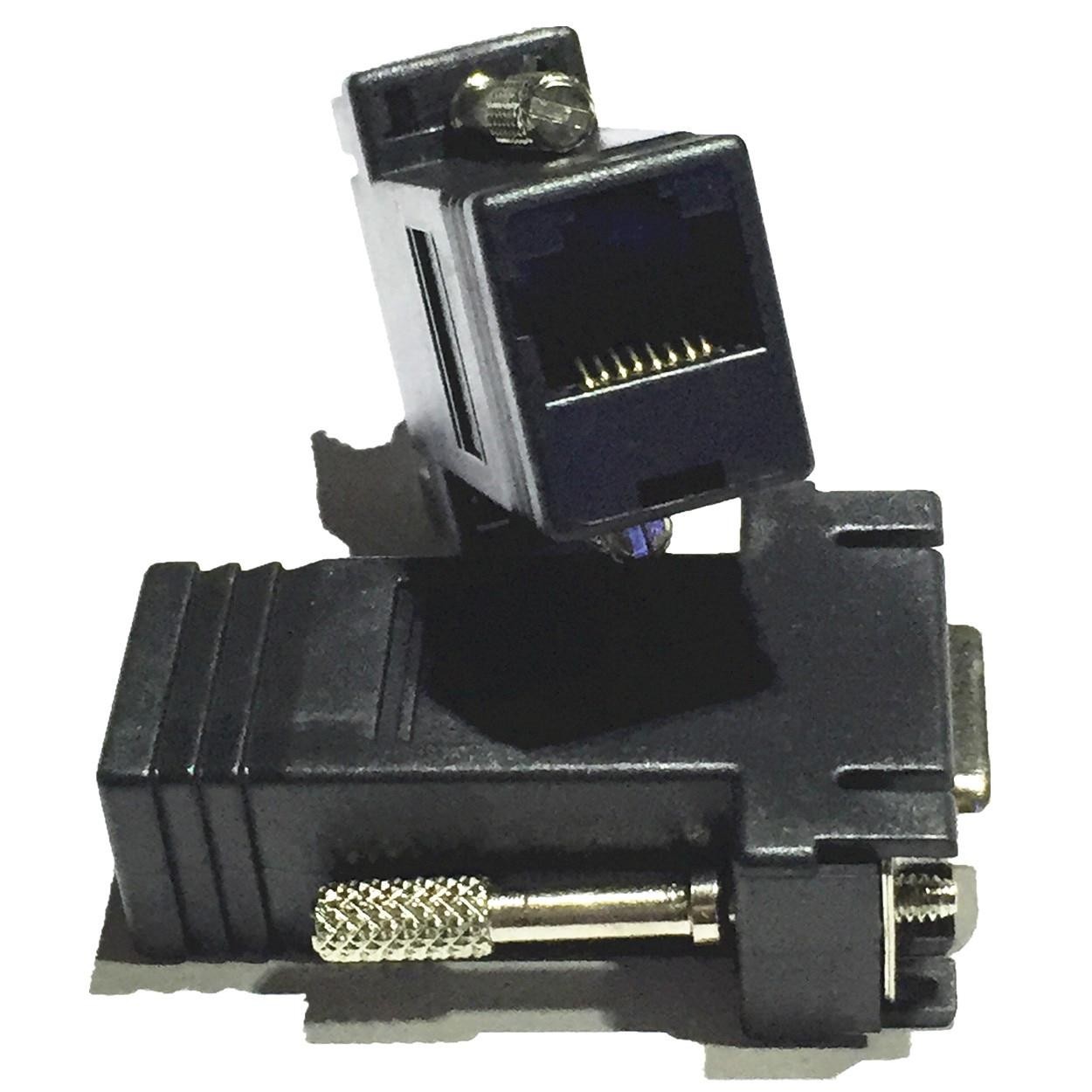 DB15 Female to RJ45 8P8C Modular Connector Adapter