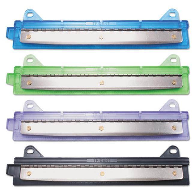 Advantus Corporation MCG600AS 6-Sheet Binder Three-Hole Punch, Assorted Colors
