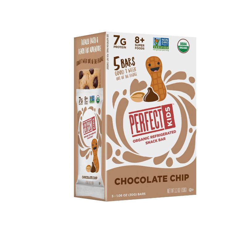 Perfect Kids Chocolate Chip Bar - 1.06oz/5ct