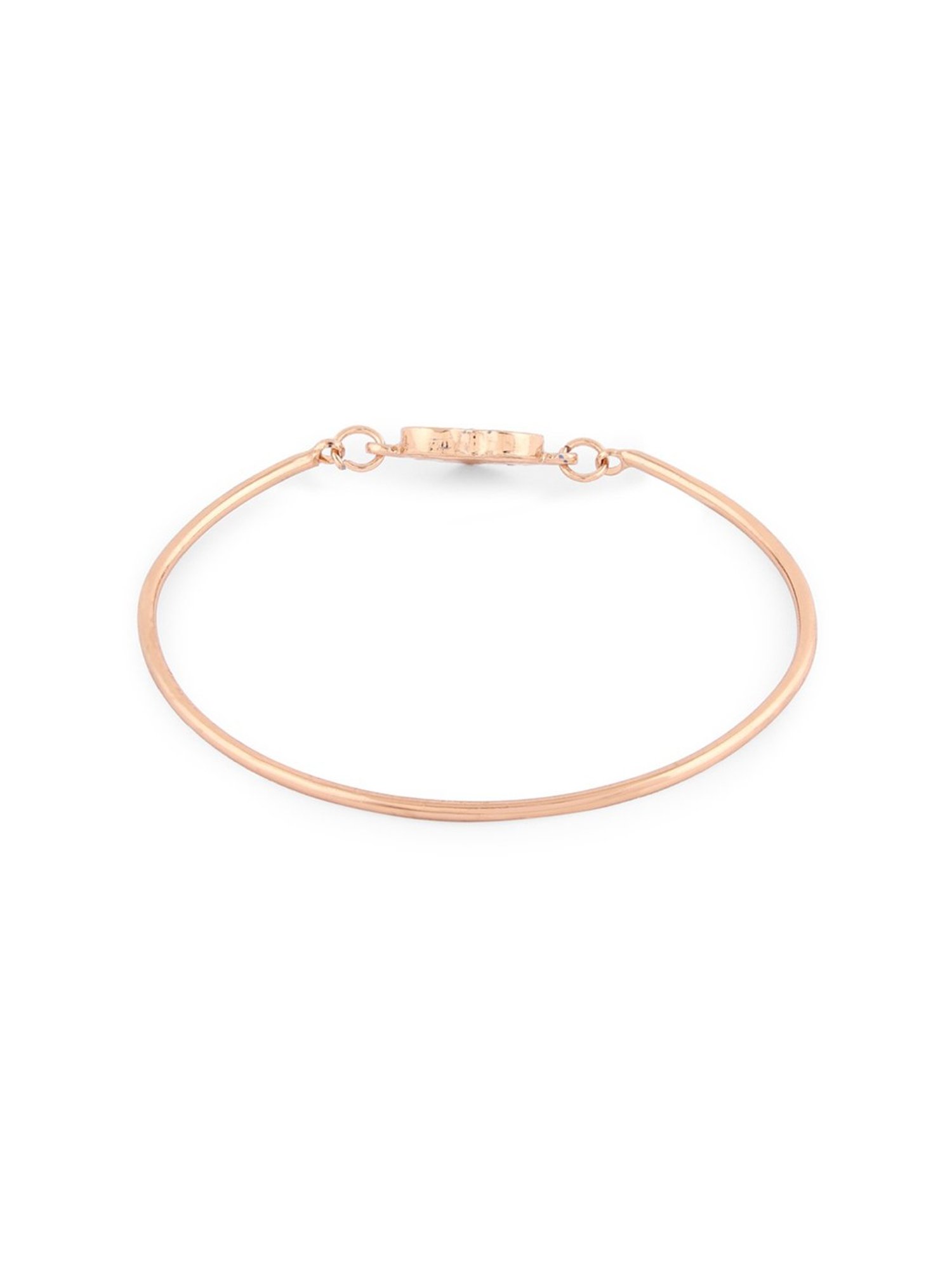 Zaveri Pearls Set of 3 Blue & White Enamel Contemporary Evil Eye Stack Bracelets-ZPFK14634