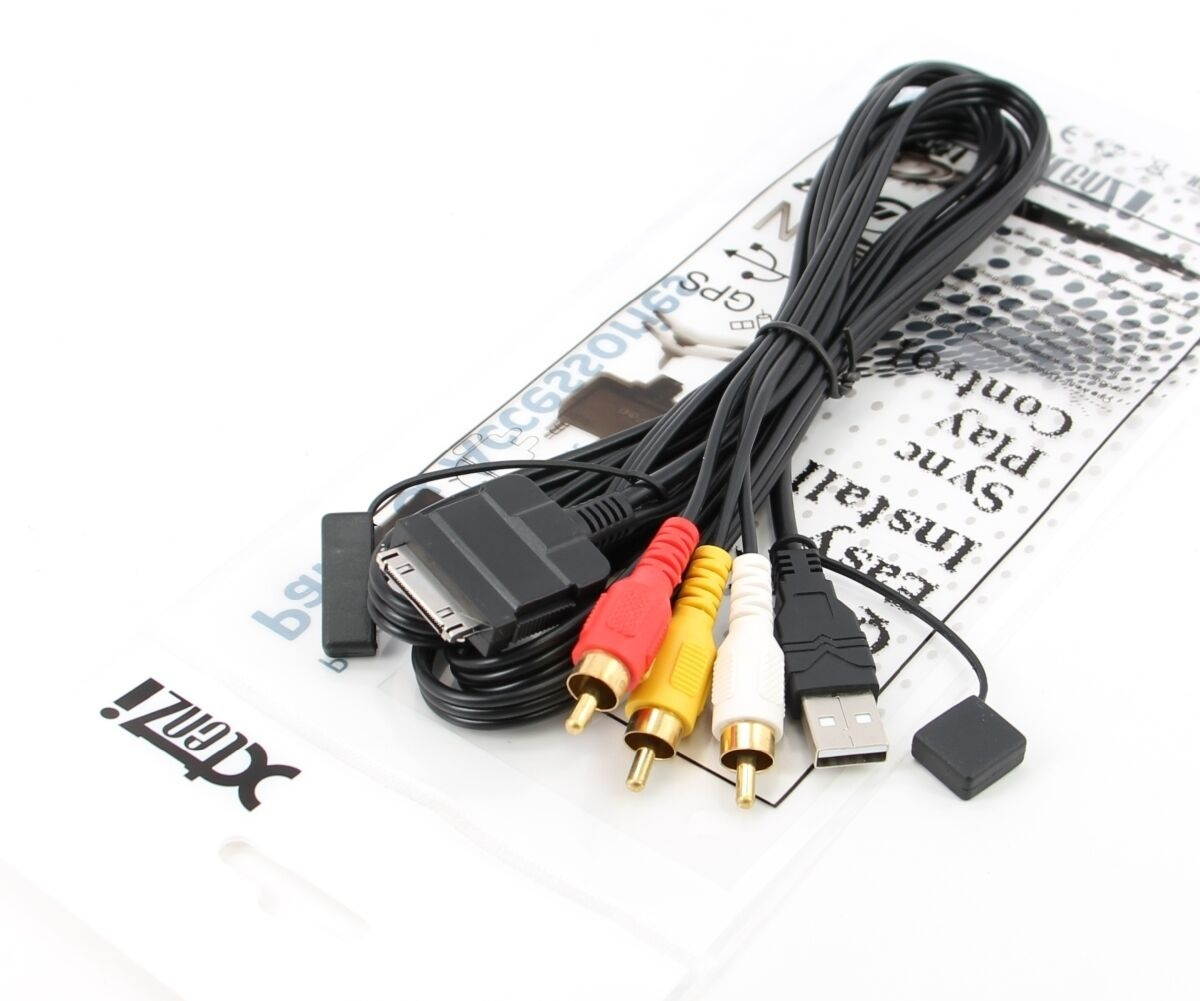 xtenzi CCA-750-500 iPOD iPHONE PAD AUX INTERFACE ADAPTER CABLE CORD  for clarion