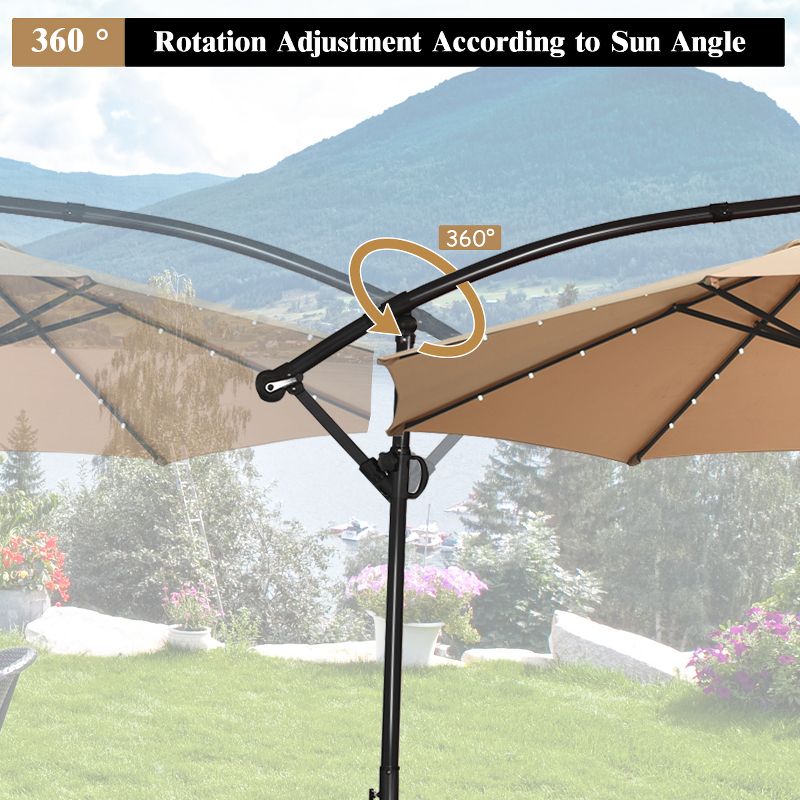 9' x 5' Rectangular Double Top Patio Outdoor Market Umbrella Emerald Green - Crestlive Products
