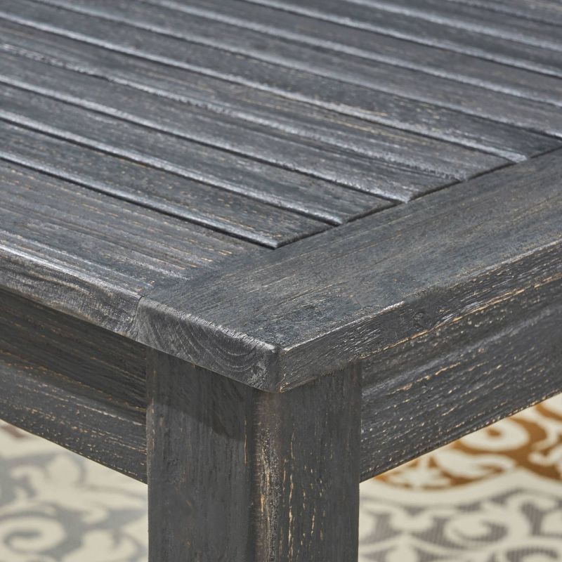 Circi 5pc Outdoor Dining Set - Black and Charcoal - CosmoLiving by Cosmoplitan