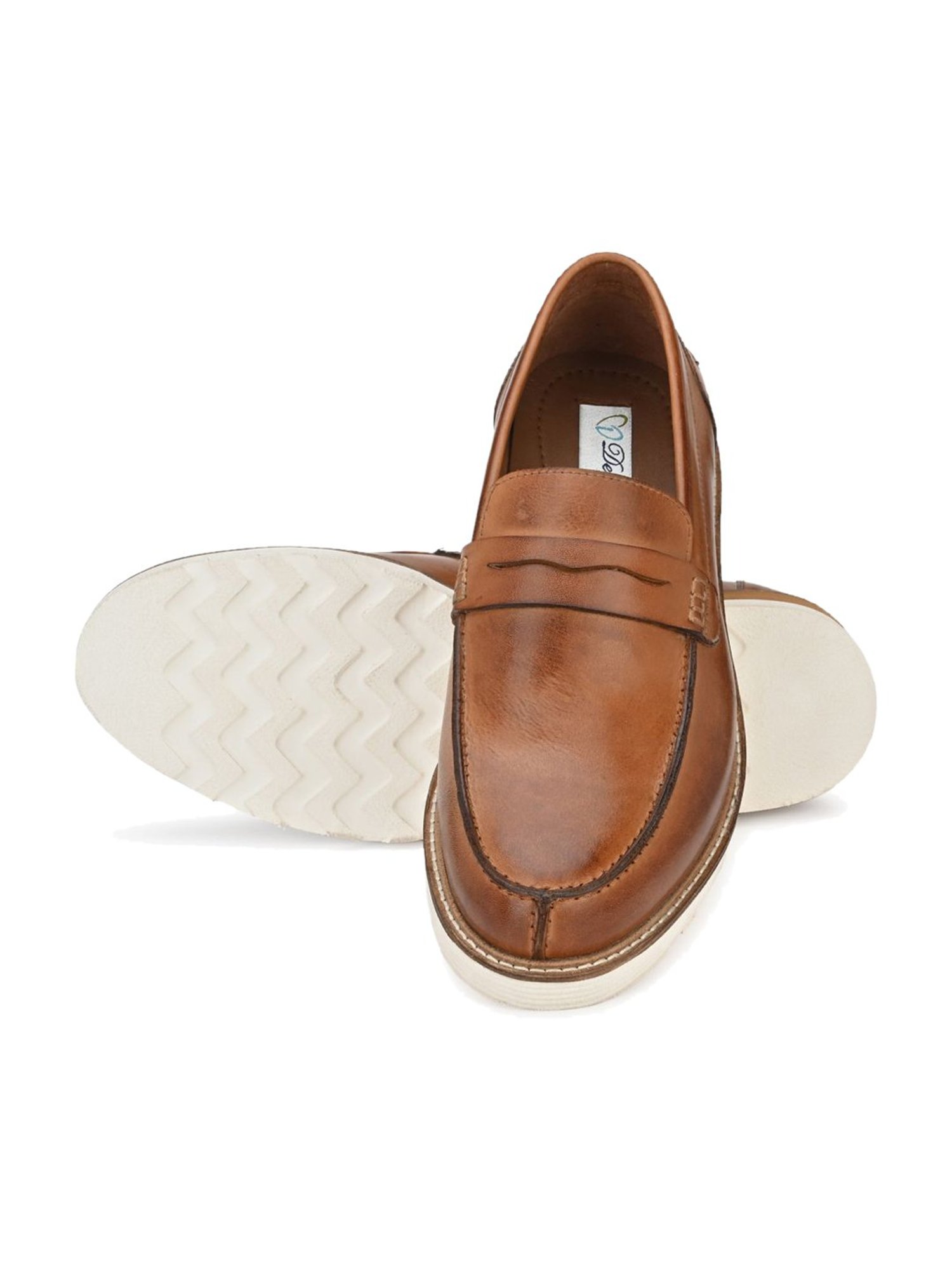 Delize Men's Tan Casual Loafers