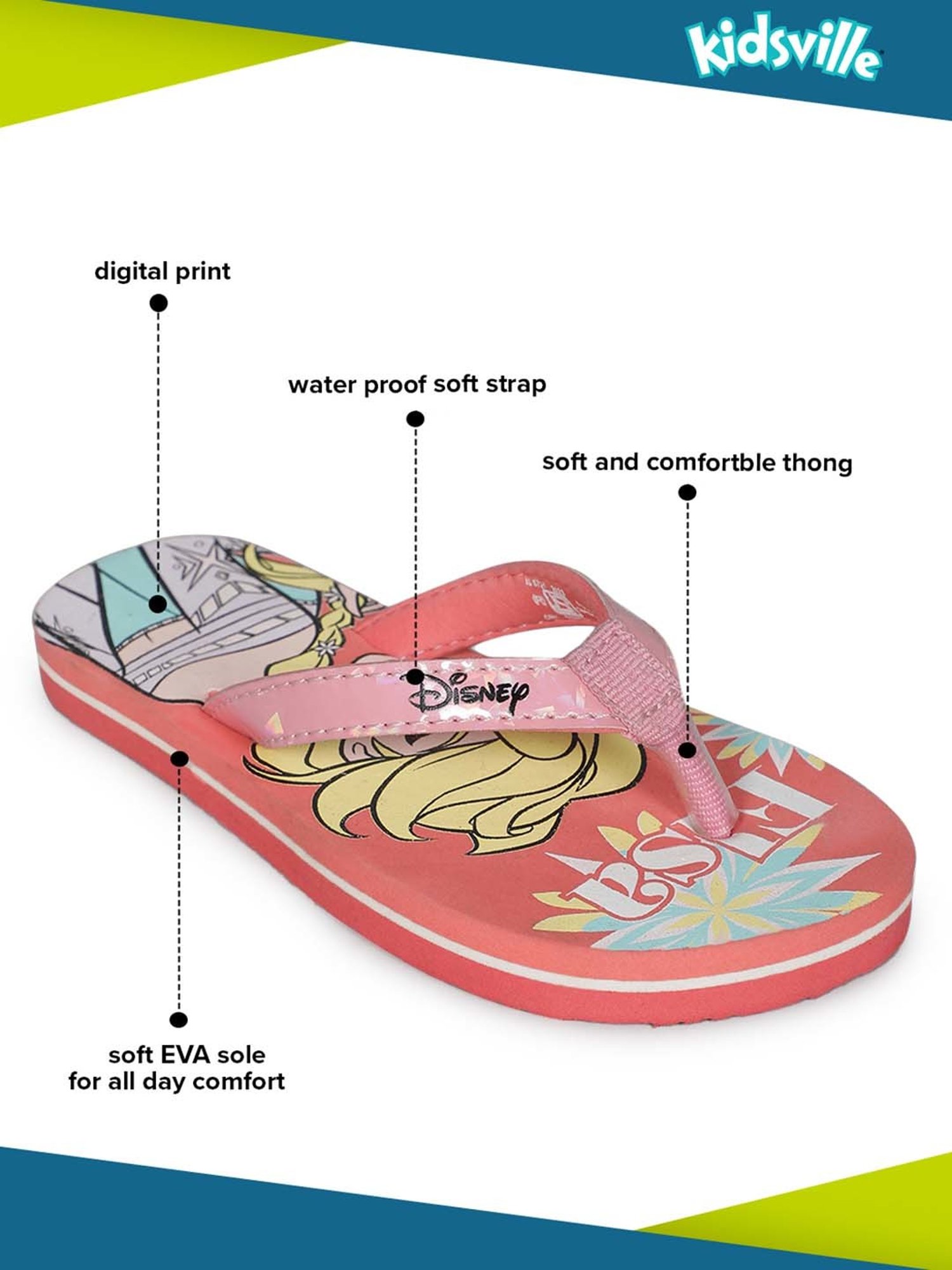 Passion Petals Kids Pink Sling Back Clogs