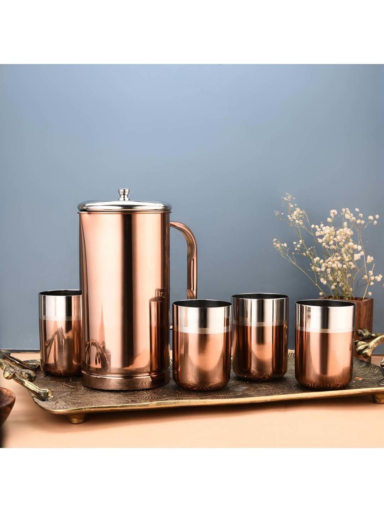 Pasabahce Transparent Victorian Caraffe Pitchers (1.18 L)