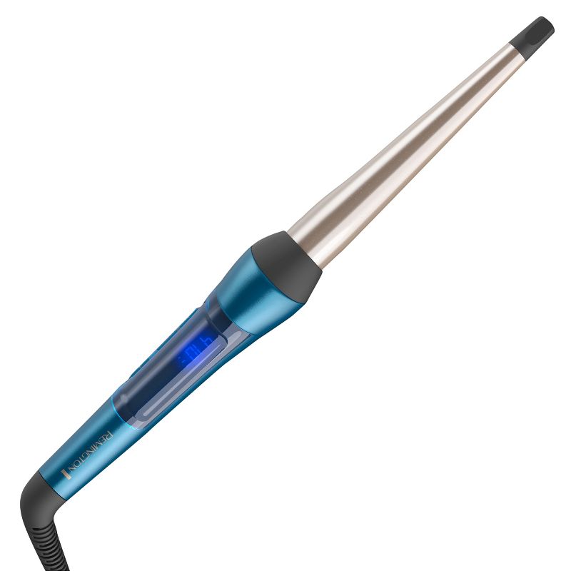 Remington Pro Professional Titanium Conical Barrel Curling Wand - Blue - ½" to 1" - CI96W2