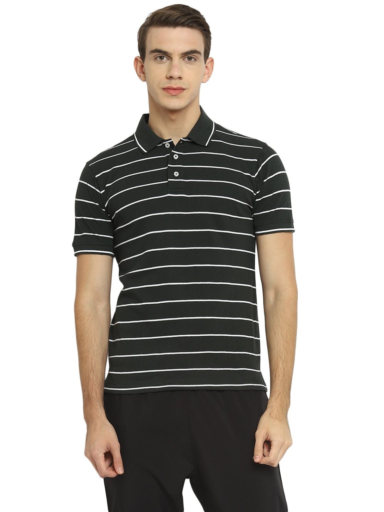 OFF LIMITS Dark Olive Polo T-Shirt