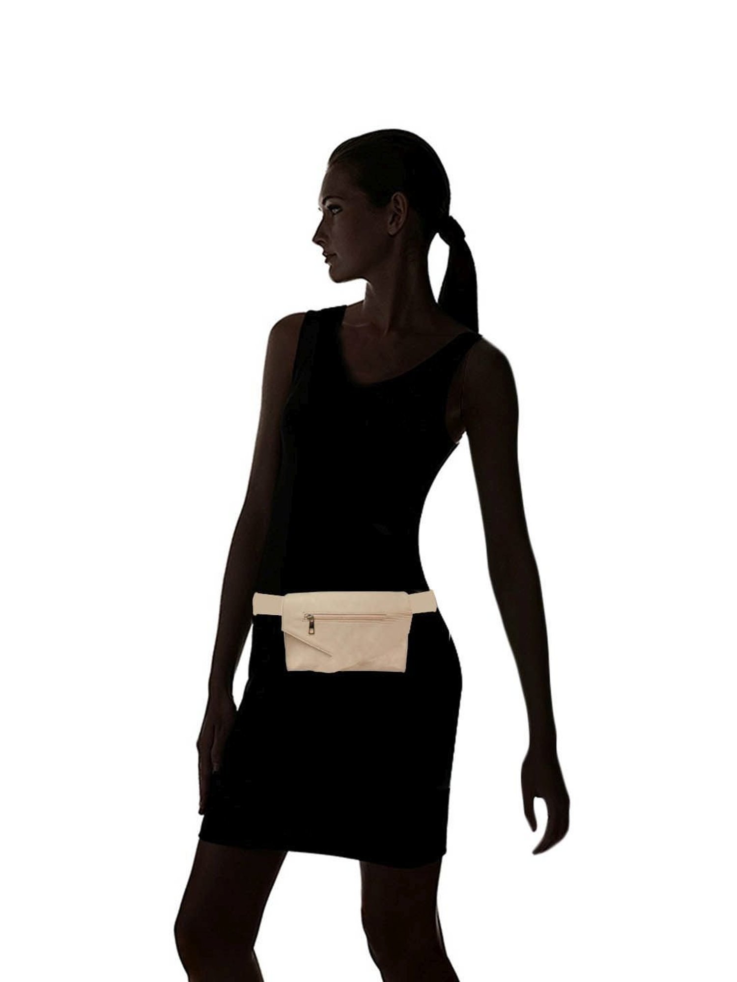 Spice Art Pink Solid Waist Pouch