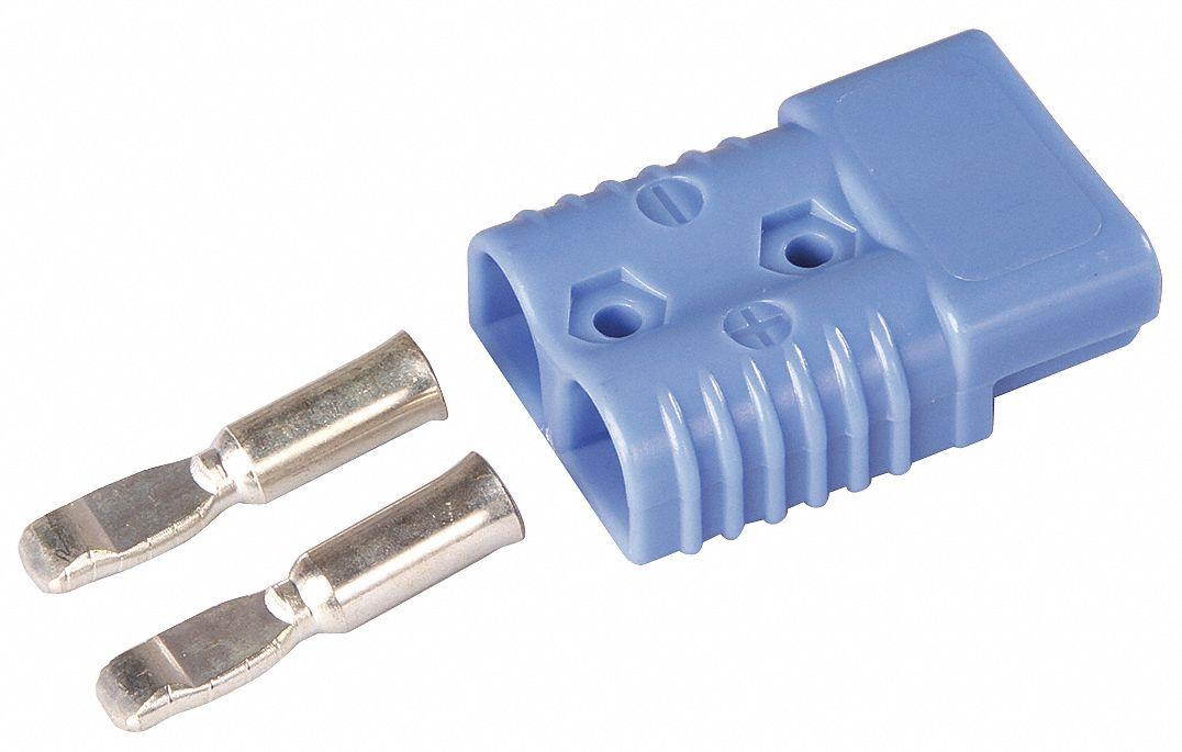 WESTWARD 23PC37 Medium Duty Plug,Brass/Silver, 2 Gauge