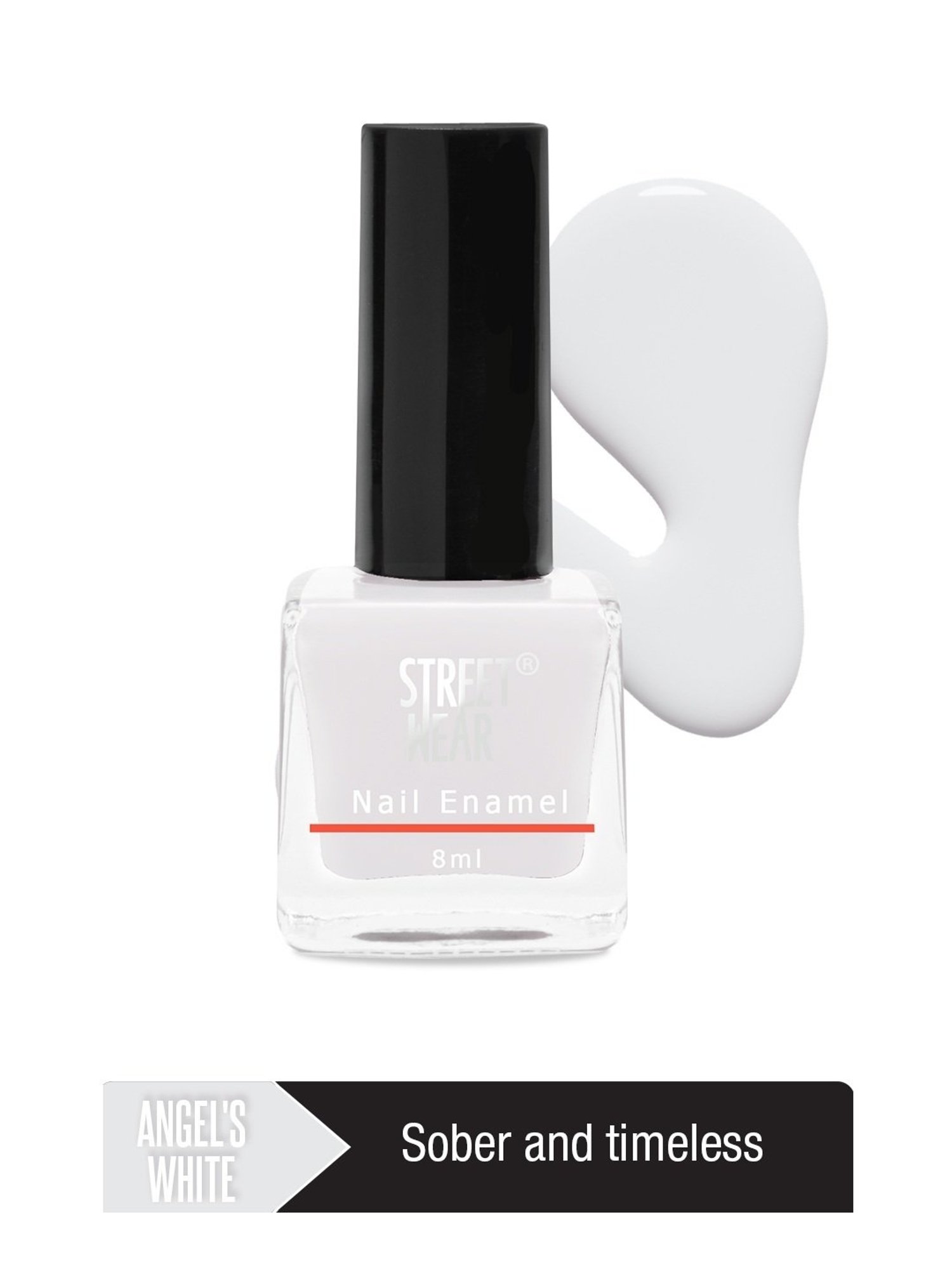 Street Wear Gloss Nail Enamel Angel's White - 8 ml