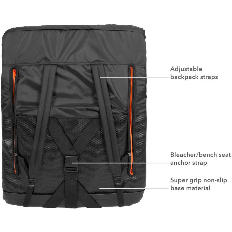 Mac Sports Beach Day Foldable Chaise Lounge Chair & Integrated Pull Cart Combo