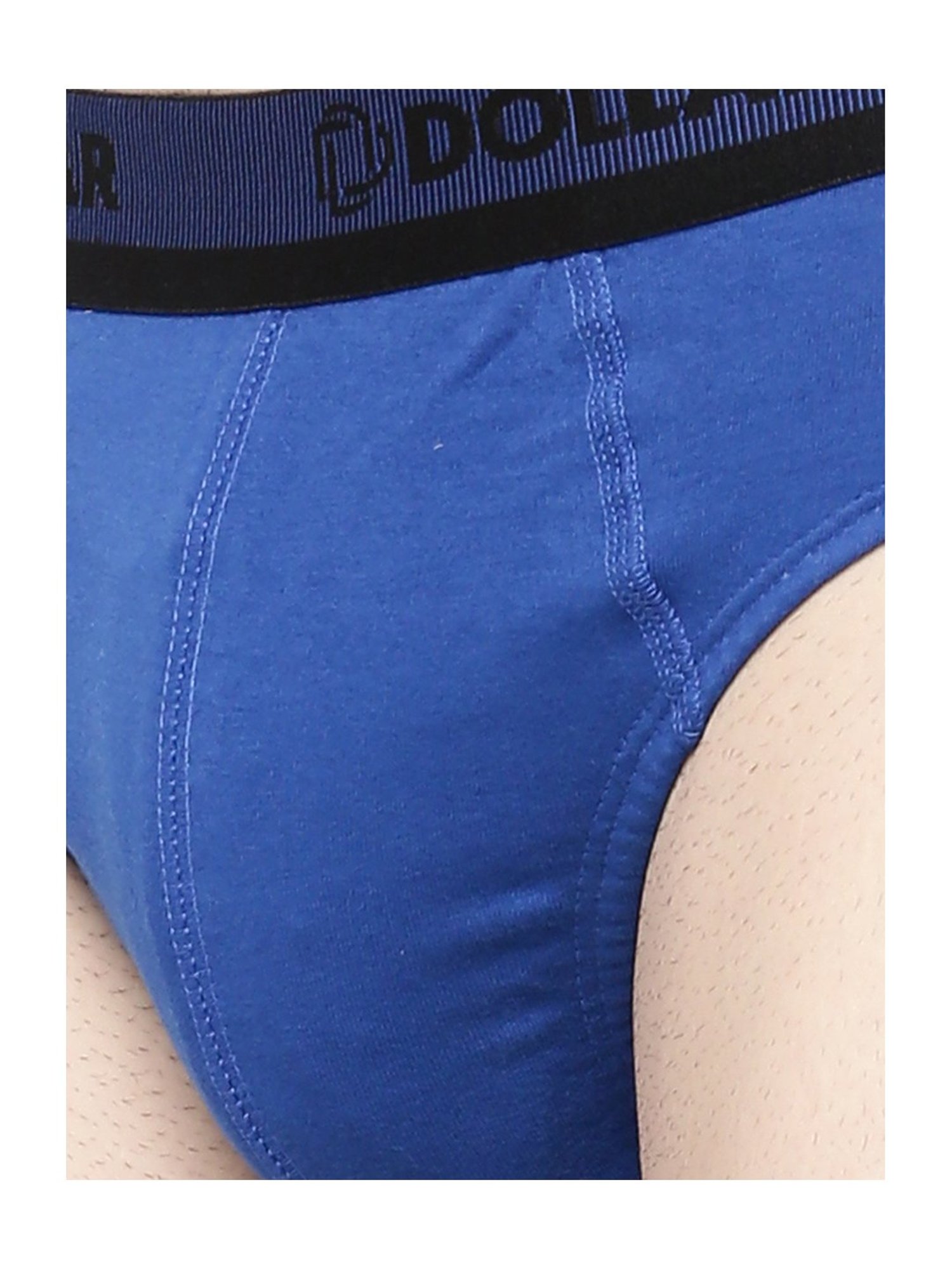 Dollar Bigboss Multicolor Cotton Solid Briefs (Pack of 3)