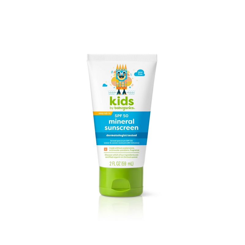 Babyganics Kids' Sunscreen Lotion with SPF 50 - 2 fl oz