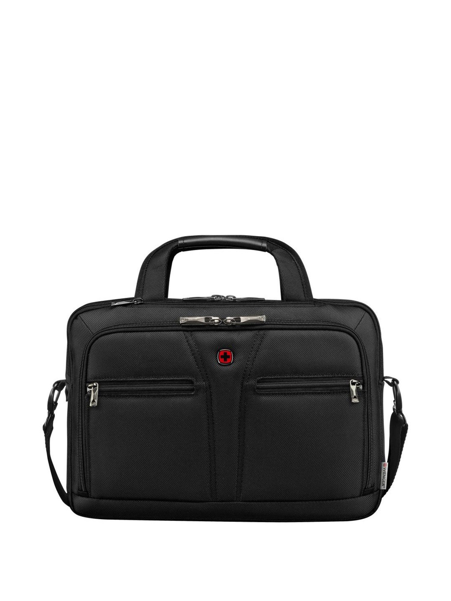 Wenger Black Polyester Small Laptop Messenger Bag