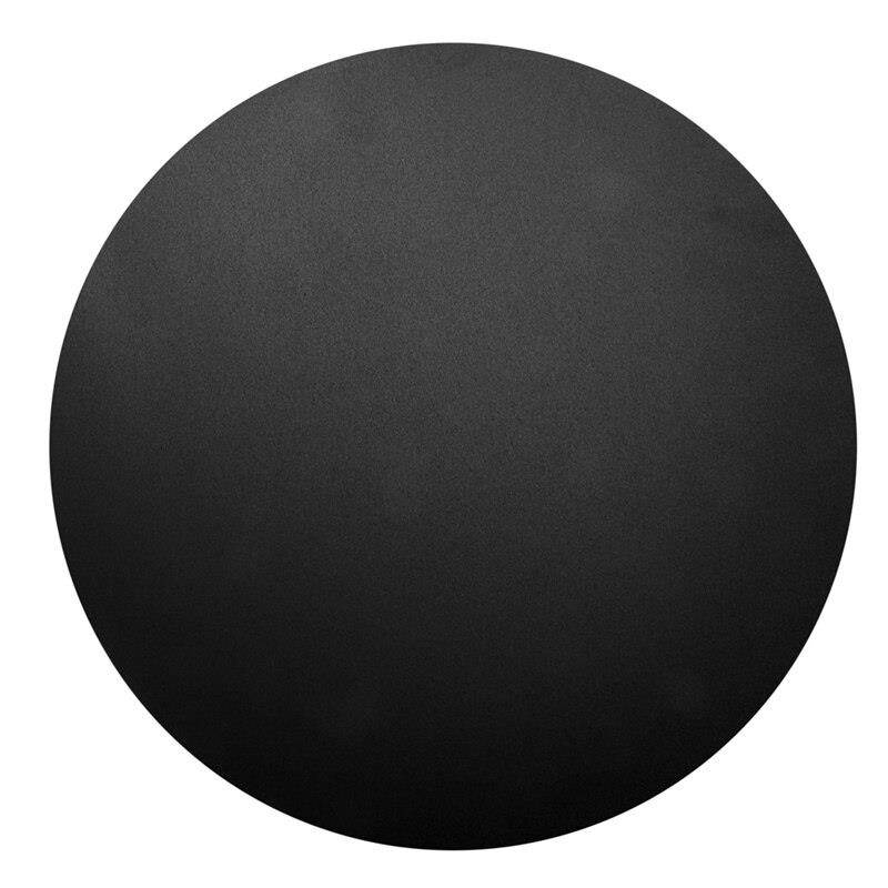 Aluminum Alloy Round Mouse Pad Ultra-Thin Hard Table Mat Non-Slip Gaming Mouse Pad