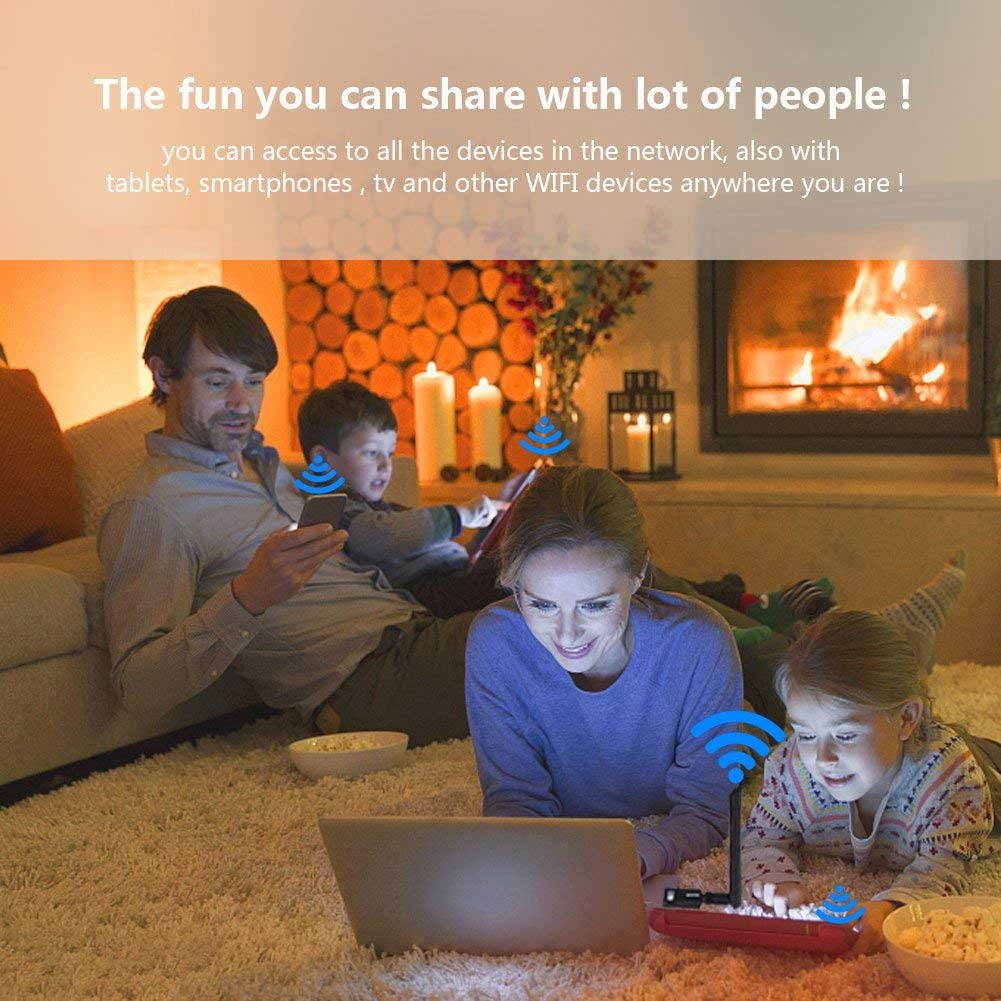 USB Wifi Adapter, 1200Mbps USB 3.0 Wifi Dongle 802.11 ac Wireless Network Adapter with Dual Band 2.4GHz/300Mbps+5GHz/866Mbps 5dBi High Gain Antenna for Desktop Windows XP/Vista/7/8/10 Linux Mac