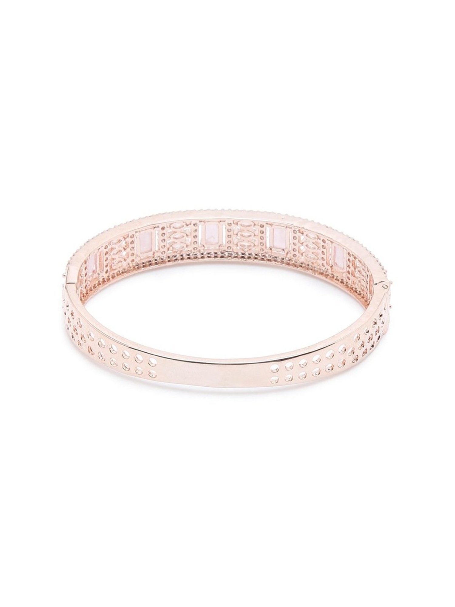 YouBella Jewellery Celebrity Inspired Gold-Plated American Diamond Classic Bracelet