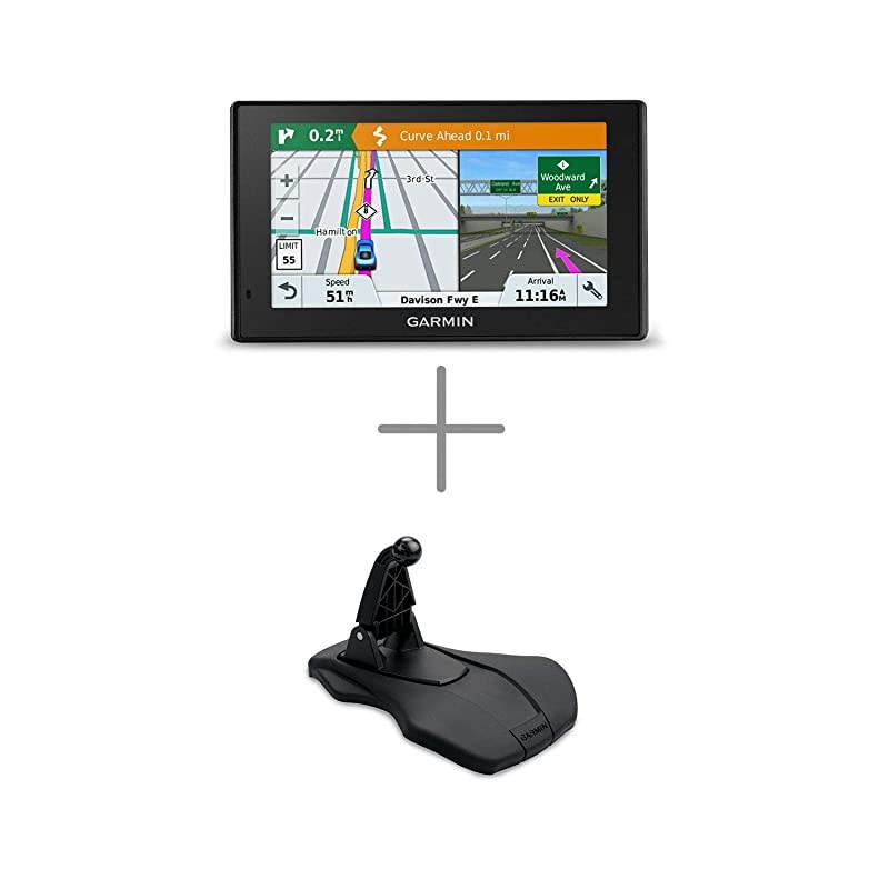 DriveSmart 51 NA LMT-S Friction Mount Bundle (010-01680-02) with Lifetime Maps/Traffic, Live Parking, Bluetooth,WiFi, Smart Notifications, Voice Activation, Driver Alerts