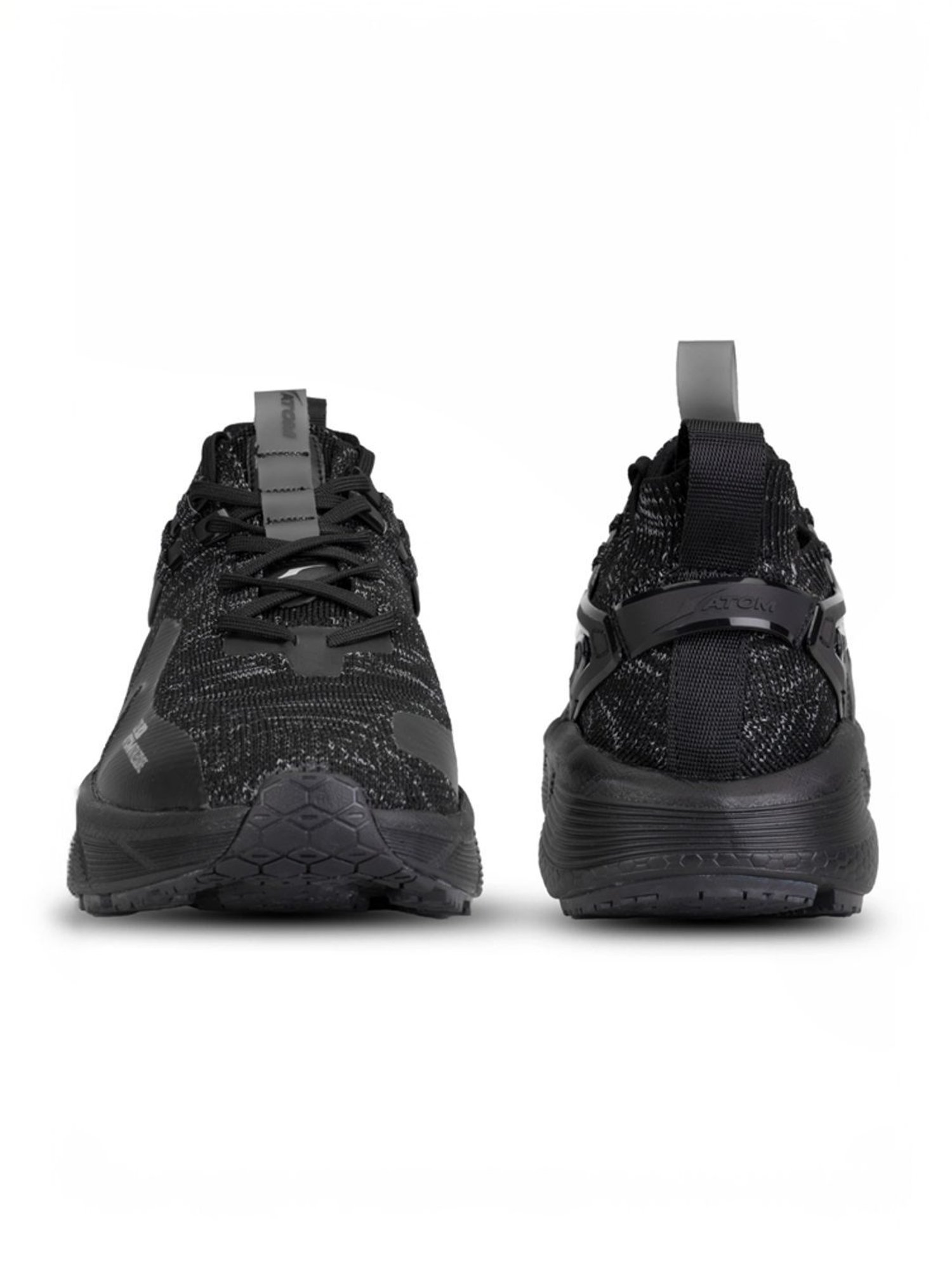 Atom Men's CloudRunner Black Running Shoes