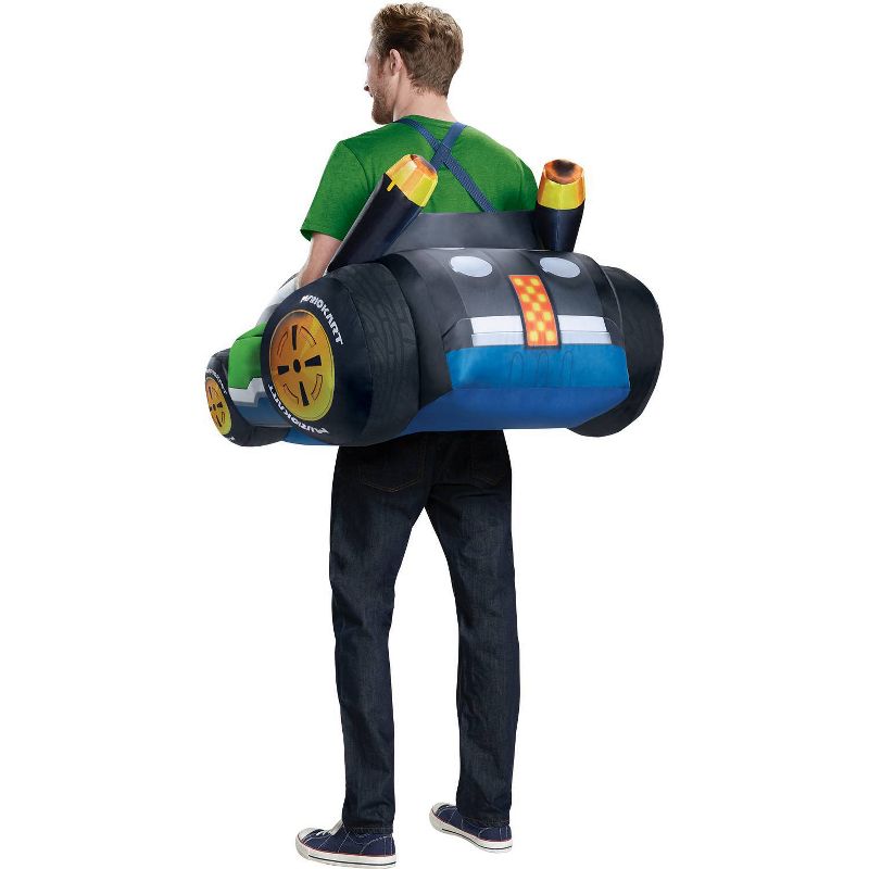 Adult Luigi Kart Inflatable Halloween Costume