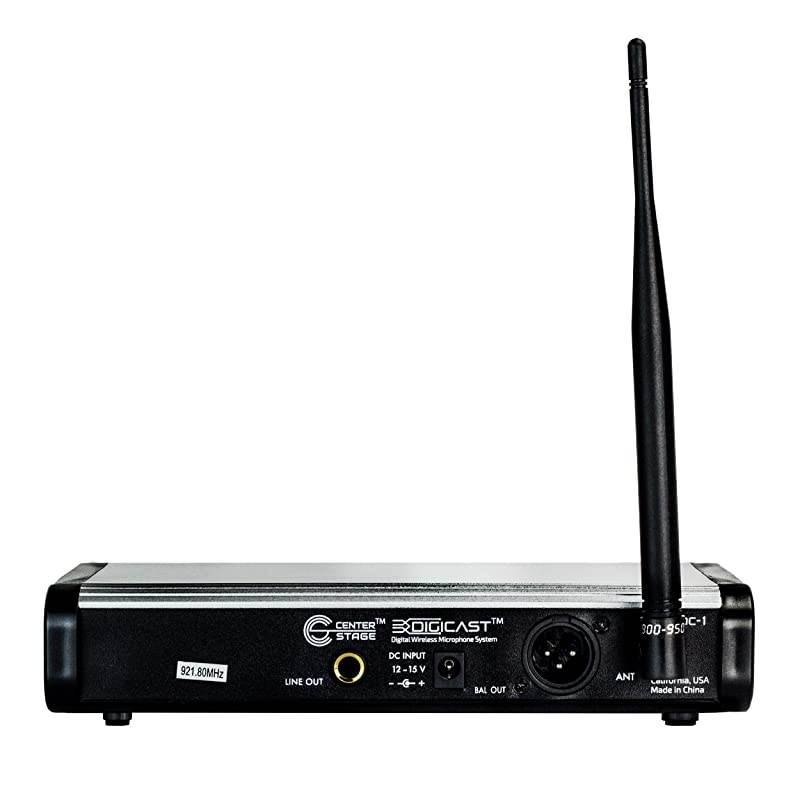 DigiCast DC-1 Single Digital Wireless Lapel Microphone System - 300 ft range - 48kHz / 24 bit - Simple set up - Detailed sound