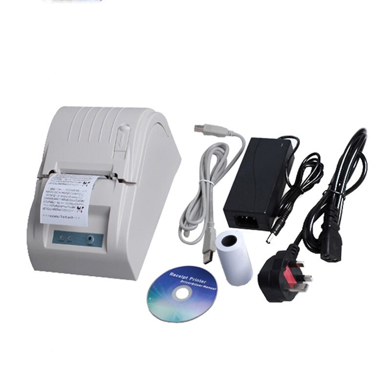 58mm Thermal Receipt Printer Portable Mini Wireless Thermal Printer USB Receipt Bill Ticket POS Printing for iOS Android Windows Compatible with ESC/POS/Star Print Commands Set