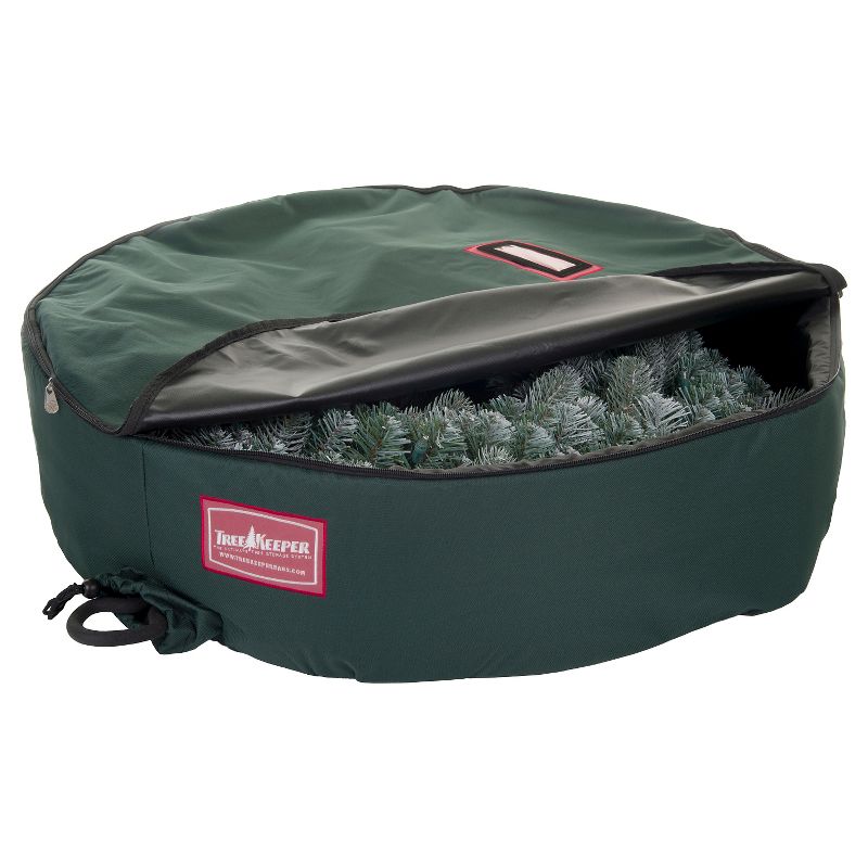 TreeKeeper Foam-Lined Wreath Keeper with Removable Handle - 36"