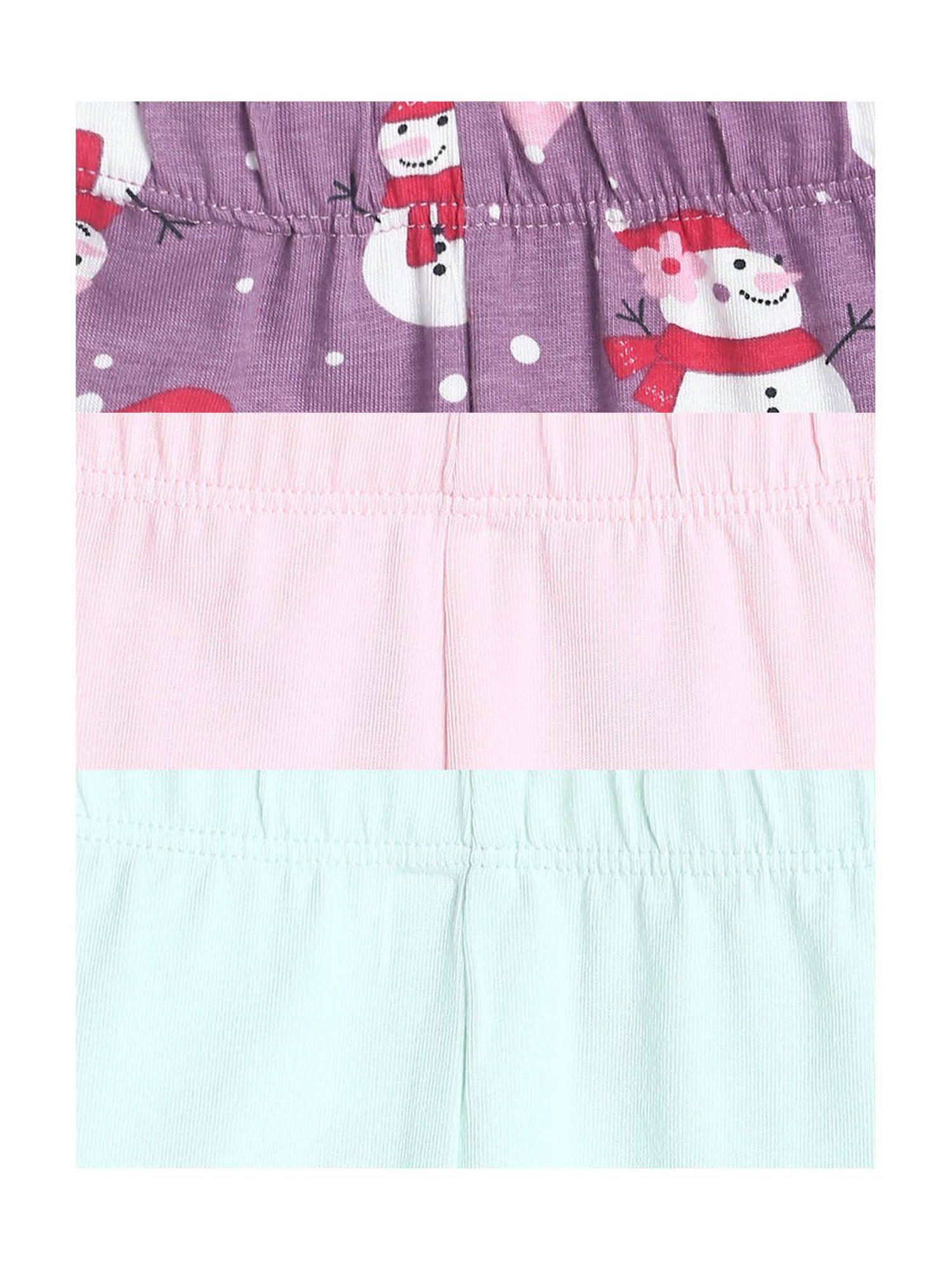 MINIKLUB Kids Multicolor Printed Leggings (Pack Of 3)