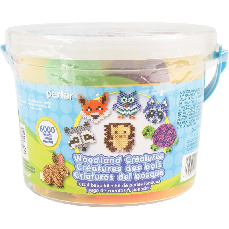 Perler Fused Bead Bucket Kit-Woodland Creatures