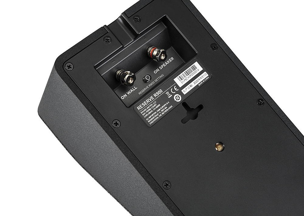 Polk Audio - Polk Reserve R900 Height Module Speaker for 3D, Immersive Sound, 1" Pinnacle Ring Tweeter  and  4" Turbine Cone Woofer - Black (RESERVER900)